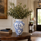 Ami Chinoiserie Single-Handled Ceramic Vase