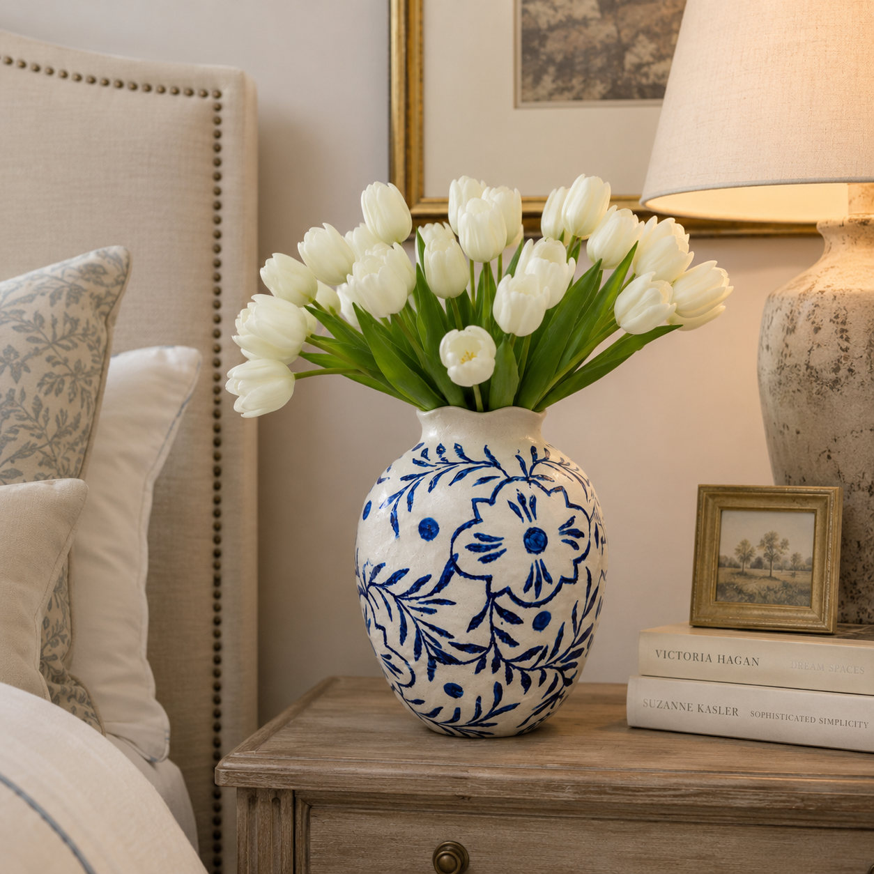 Sheen Chinoiserie Organic Ceramic Bud Vase