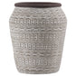 Terracotta Round Vase Painted Finish