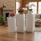Rune Modern Fiberglass Display Pedestal Column