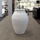 Larisa Ovoid Pebble-Textured Ceramic Vase