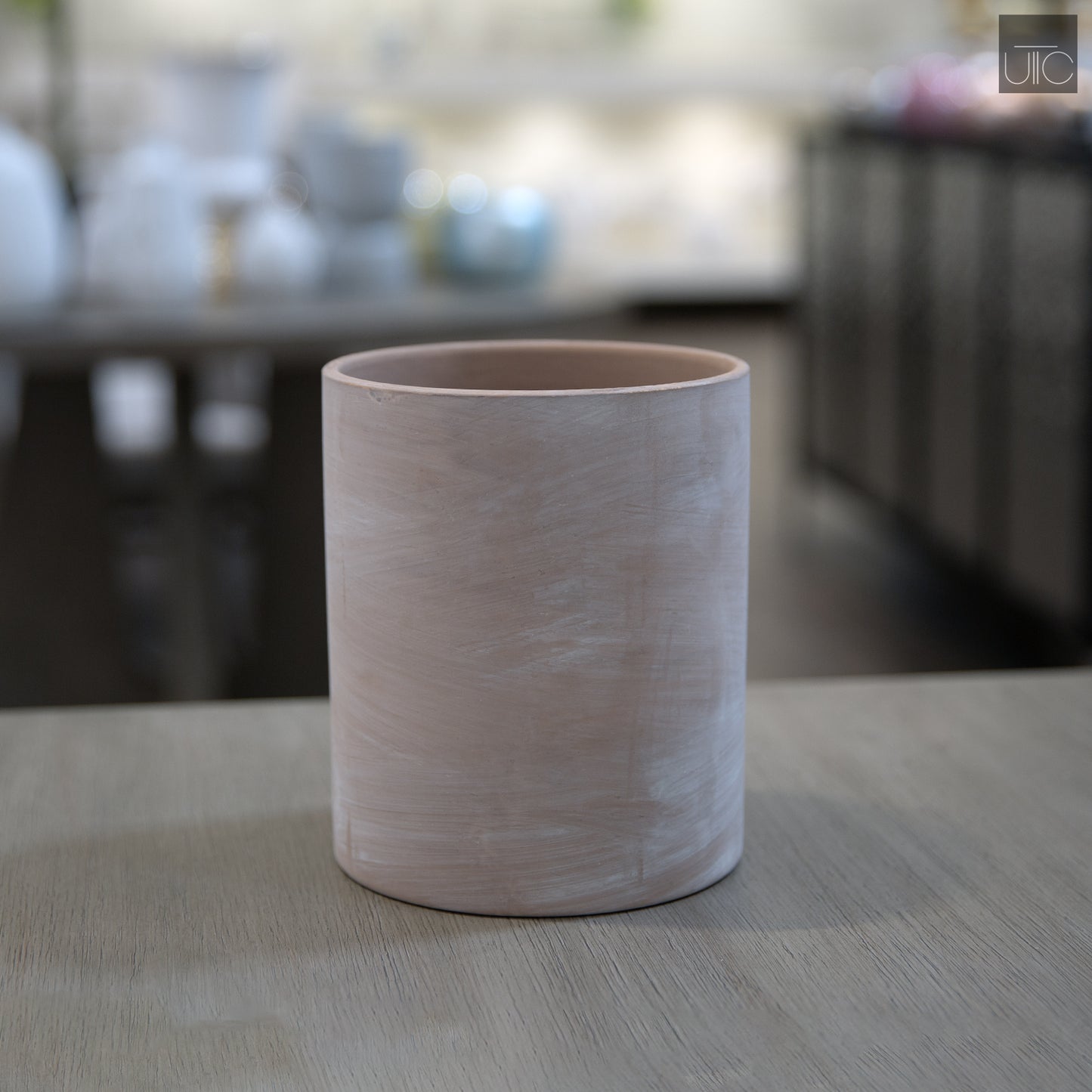 Tarni White Wash Terracotta Ceramic Pot