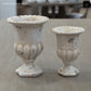 Evgeny Fluted Pedestal Urn Planter with Petal Rim