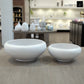 Valeriya Shallow Ceramic Planter Set (Set of 2)