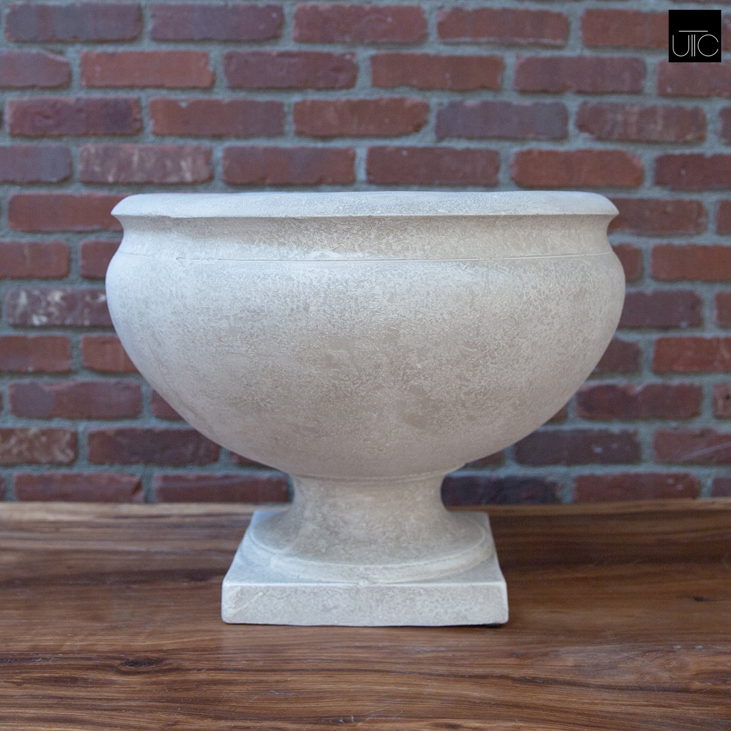 Nixie Classical Urn Bowl Planter with Pedestal Base