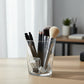 Glass Vase Eye-V shape-Urban Trends Collection-Clear-Large-Urban Trends Collection