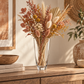 Prisma Clear Glass Cone Cup Vase