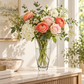 Prisma Clear Glass Cone Cup Vase