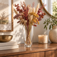 Prisma Clear Glass Cone Cup Vase