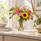 Prisma Clear Glass Cone Cup Vase