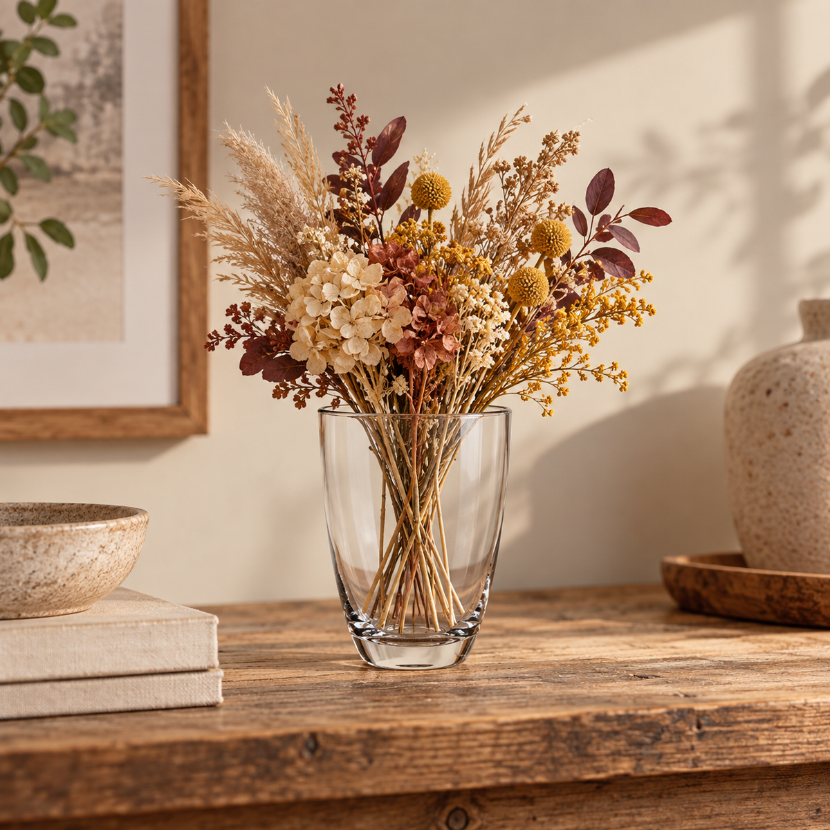 Prisma Clear Glass Cone Cup Vase