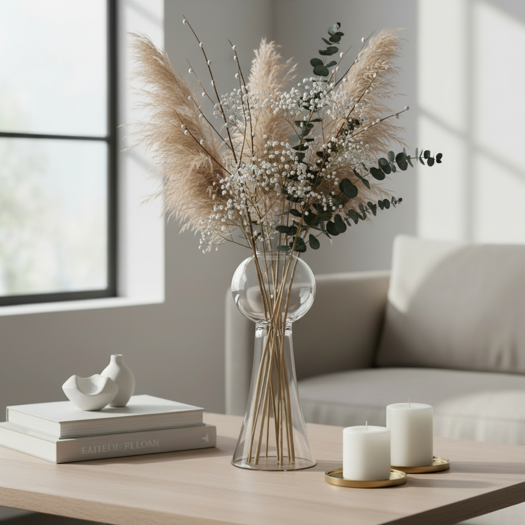 Hadriel Double Trumpet Glass Vase