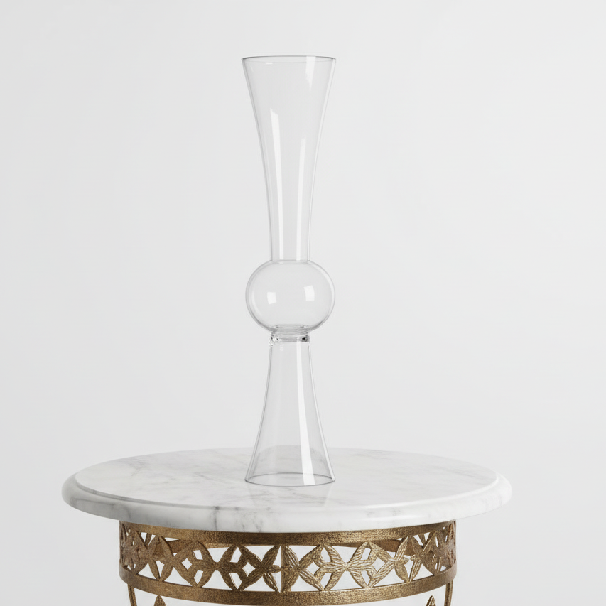 Hadriel Double Trumpet Glass Vase