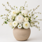 Danya Textured Round Ceramic Vase