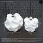 Odessa Ruffled Lobe Ceramic Floral Vase