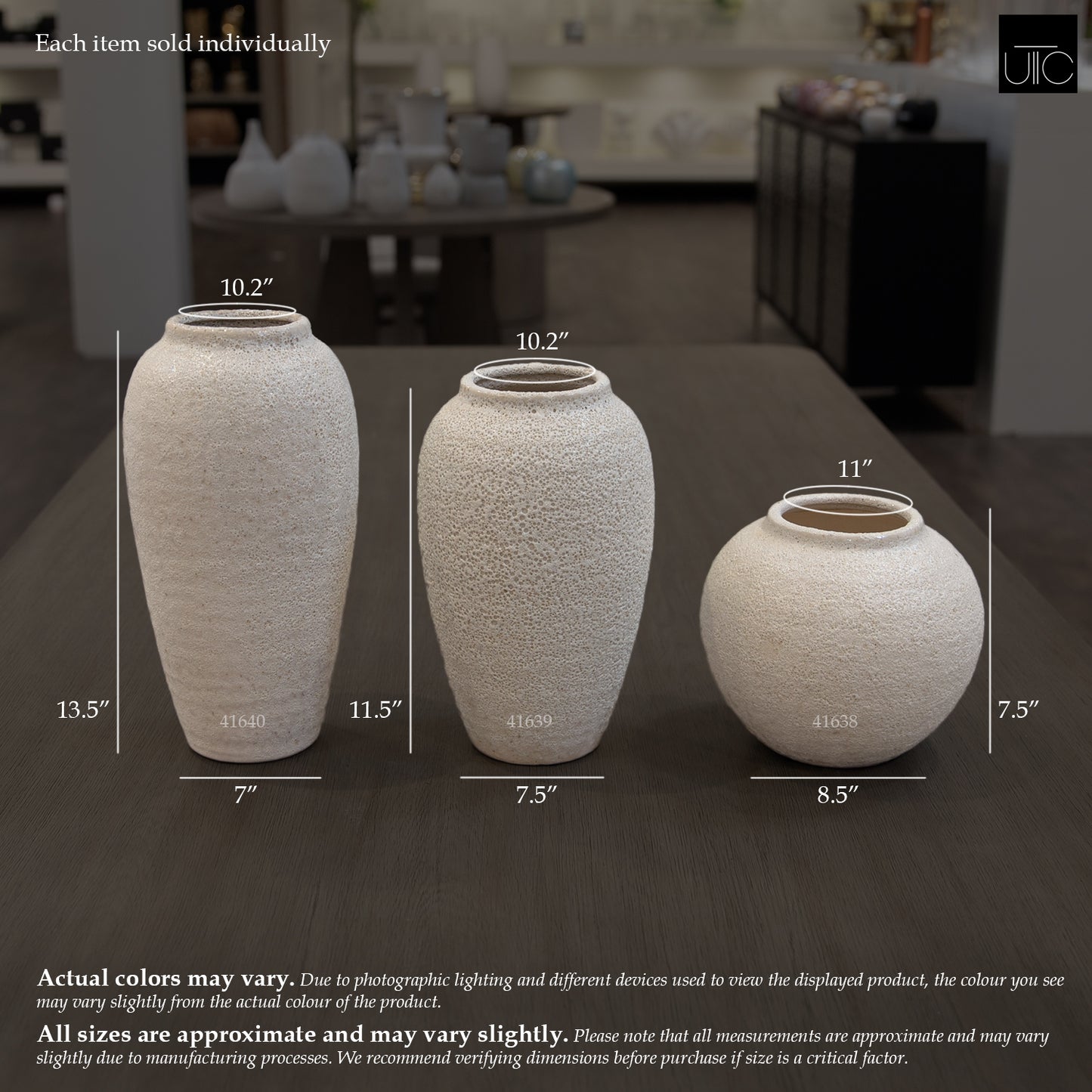 Cherith Ceramic Lava Texture Spherical Vase