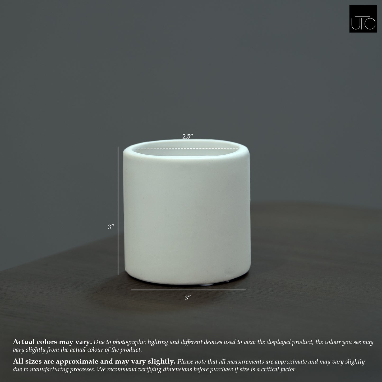 Zaveta Minimalist Ceramic Round Pot