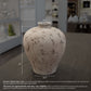 Lilya Weathered Ovoid Cement Vase