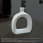 Maryna Sculptural Open Ceramic Donut Vase