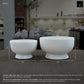 Alla Pedestal Ceramic Bowl (Set of 2)