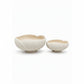 Two ceramic bowls on a white background