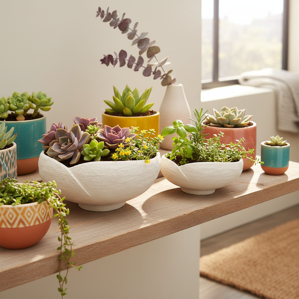 Adaline Organic Petal Bowl Set (Set of 2)