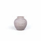 Vivi Bulbous Ribbed Terracotta Vase