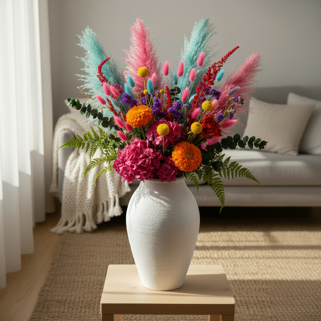 Larisa Ovoid Pebble-Textured Ceramic Vase