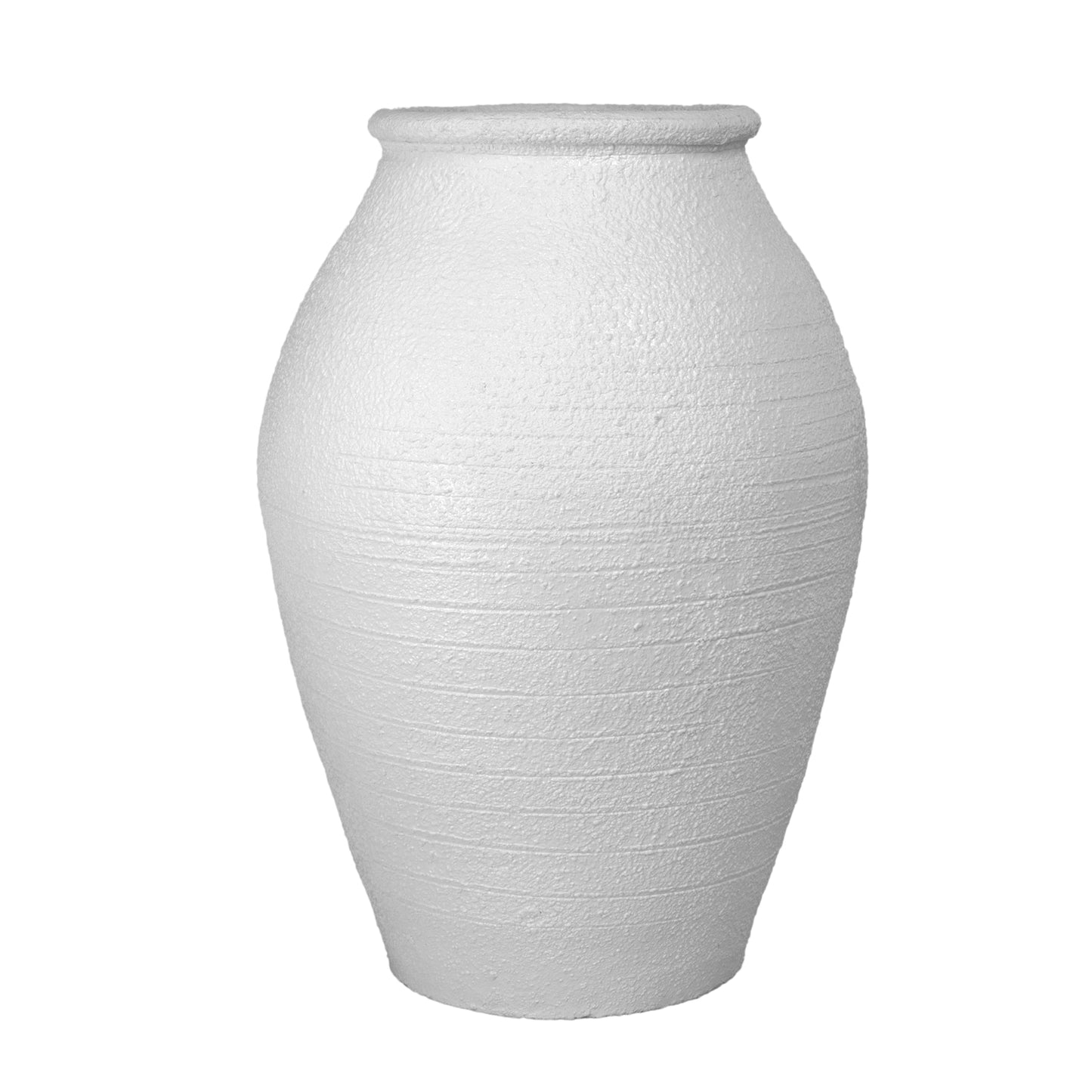 Larisa Ovoid Pebble-Textured Ceramic Vase