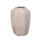 Aliona Handcrafted Faceted Angular Terracotta Vase