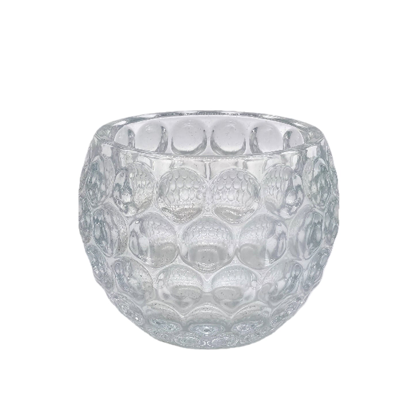 Kendi Textured Glass Bowl Vase