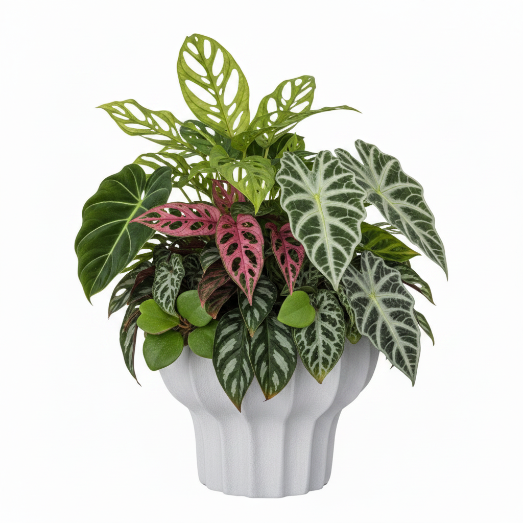Darie Fluted Urn-Style Clay Planter
