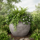 Della Rustic Jar-Style Cement Planter