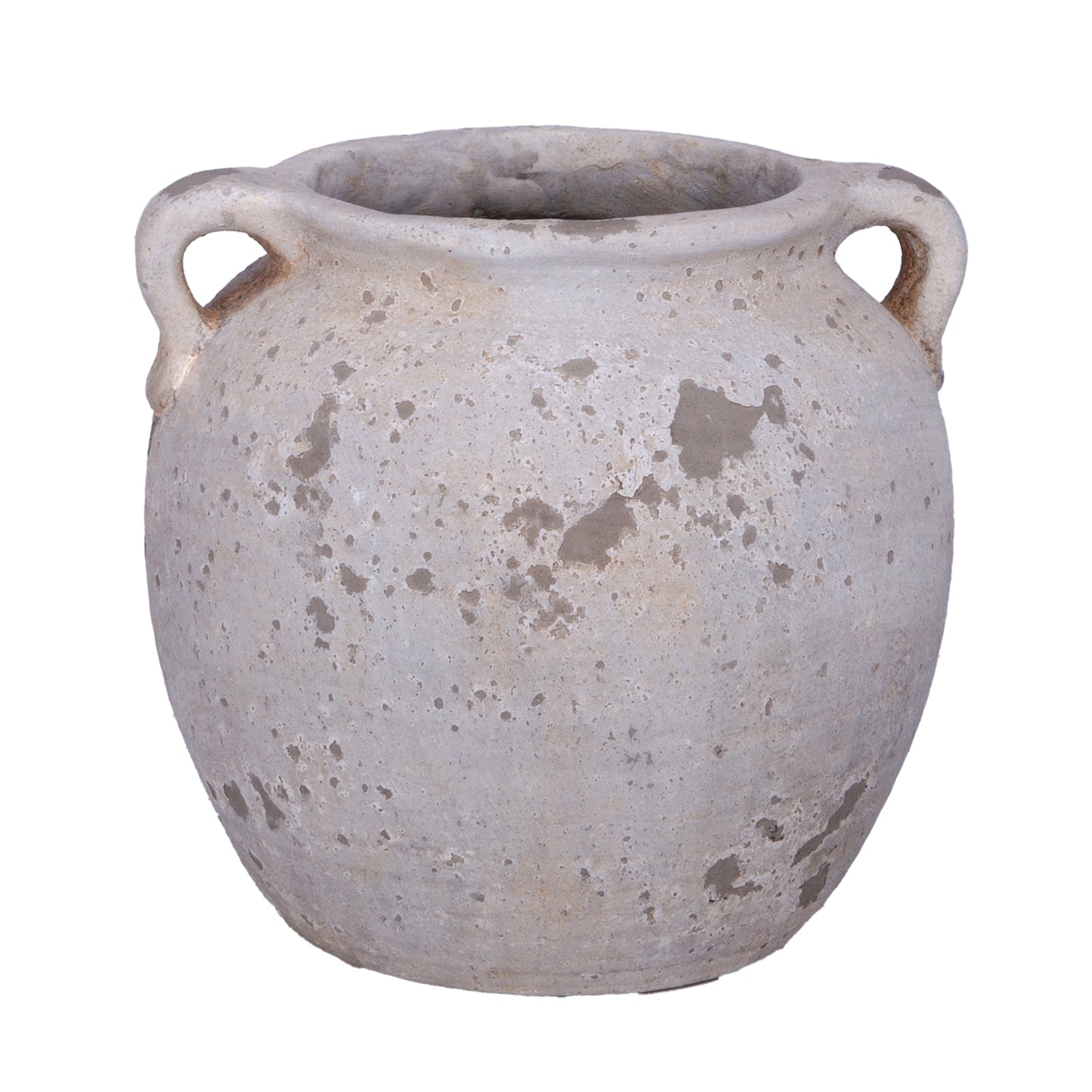 Nyx Rustic Amphora Cement Jar with Loop Handles