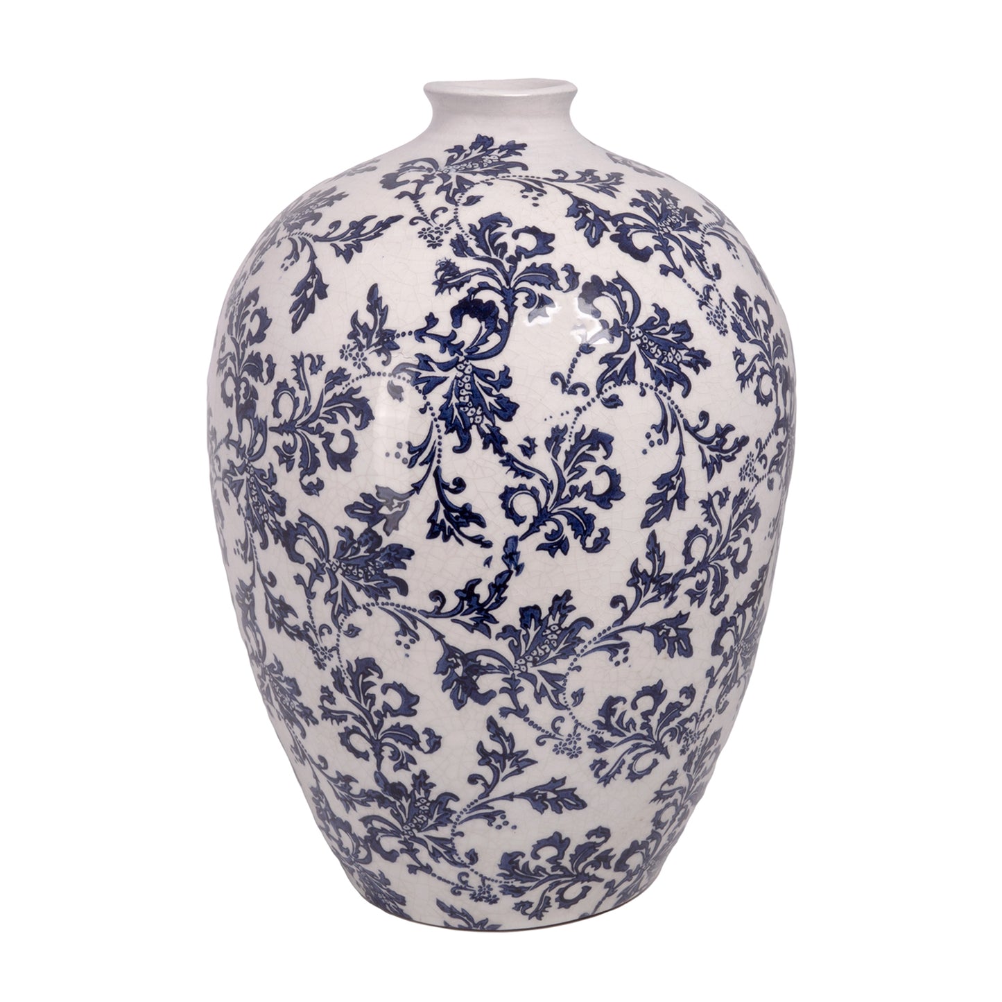 Ania Chinoiserie Ginger Jar Style Ceramic Vase