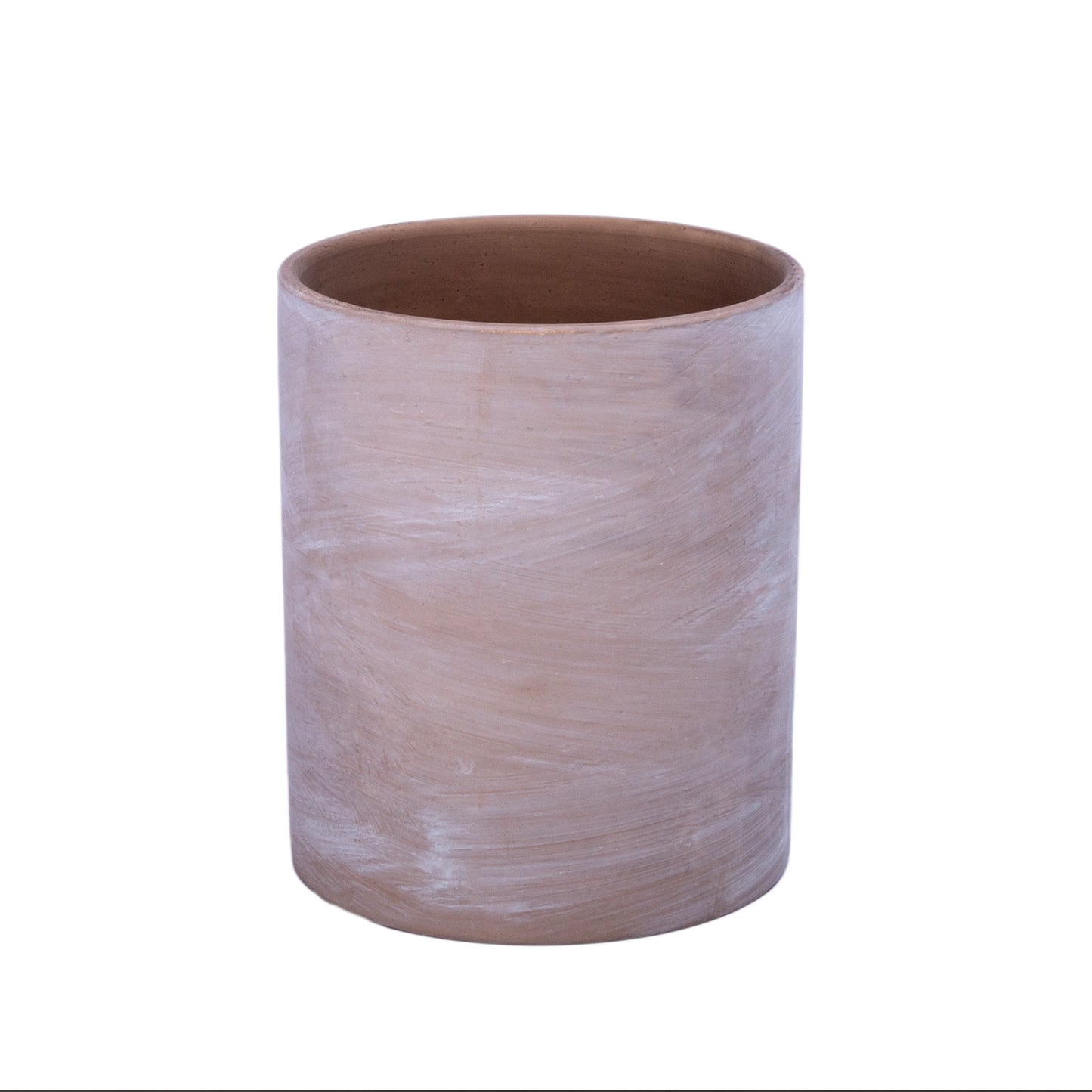 Tarni White Wash Terracotta Ceramic Pot