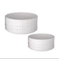 Mylana Textured Cylindrical Ceramic Planter (Set of 2)