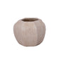 Misu Handcrafted Faceted Terracotta Planter Vase