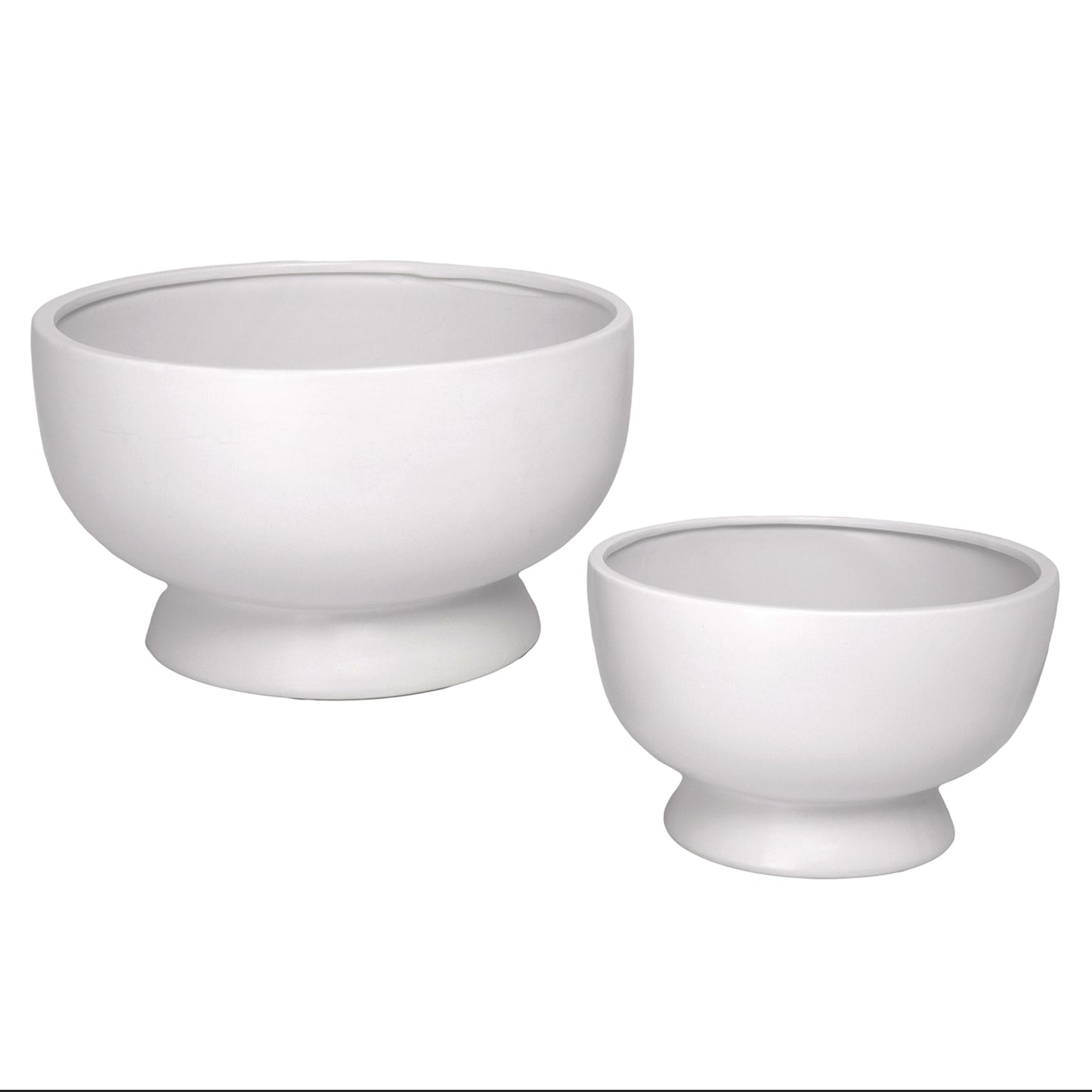 Alla Pedestal Ceramic Bowl (Set of 2)