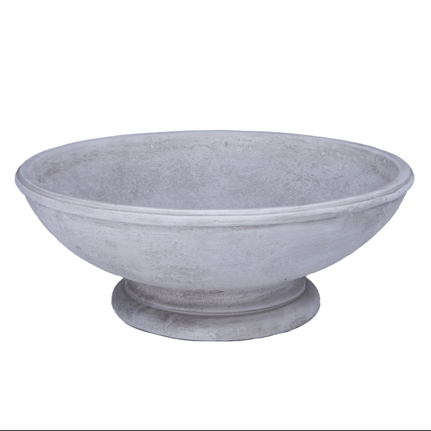 Nahla Wide Bowl Bird Bath with Pedestal Base