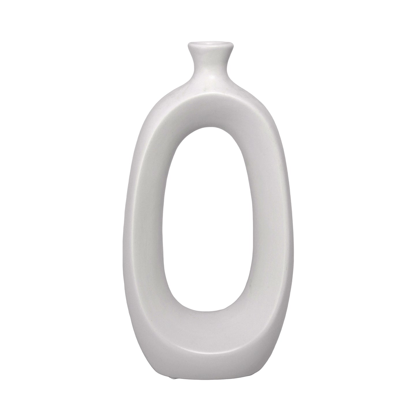 Nelya Sculptural Donut Ceramic Vase