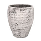 Olya Textured Barrel-Style Cement Planter