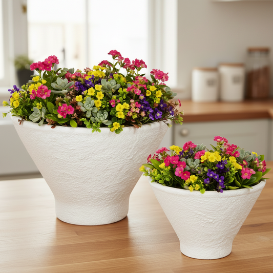 Sina Flared Cone Planter Set (Set of 2)