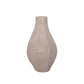 Nixie Handcrafted Faceted Pear-Shaped Terracotta Vase
