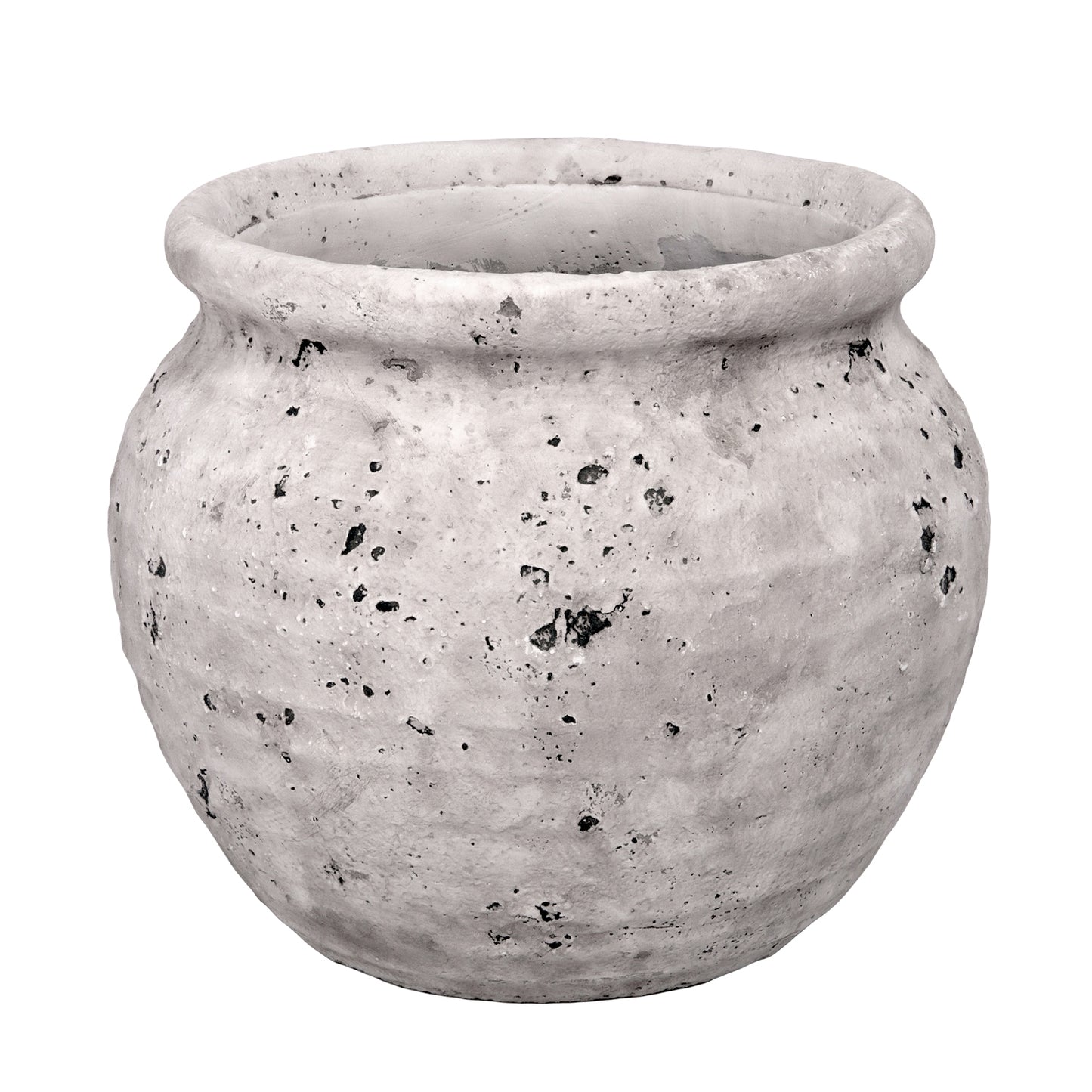 Kamilia Rustic Bell-Shaped Cement Planter