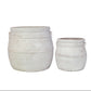 Evgen Rustic Barrel Planter Set (Set of 2)