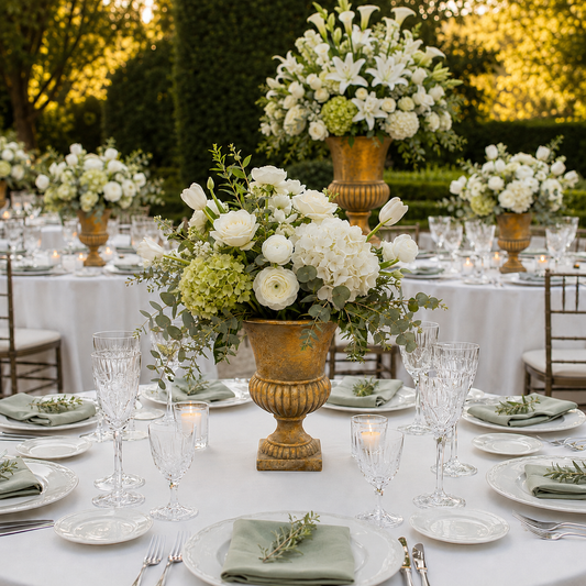 Dhriti Ribbed Pedestal Ceramic Vase
