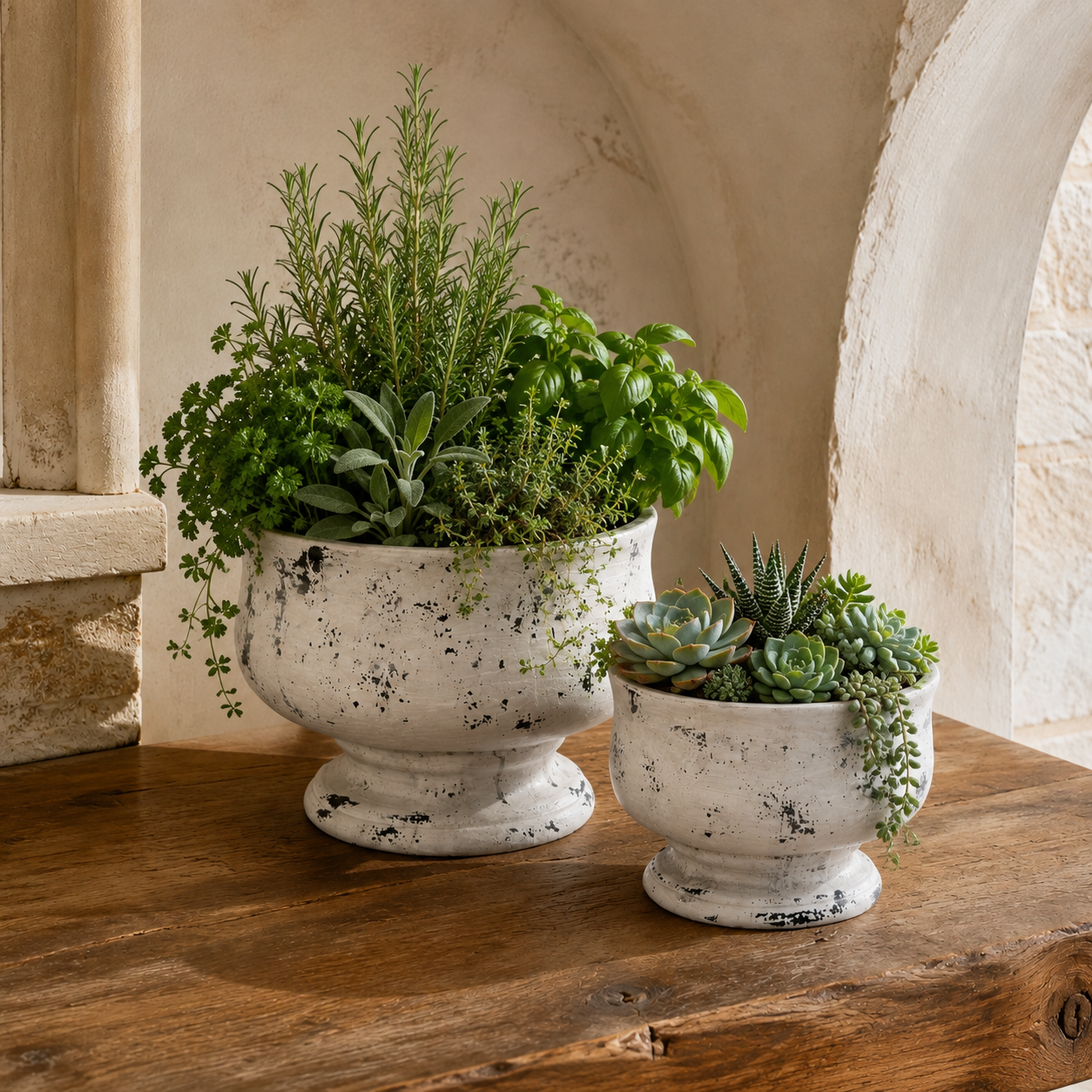 Dagen Terracotta Urn Planter