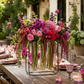 Trivana Metal Clustered Hanging Bud Vase Holder