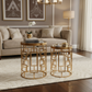 Livia Gold Mirrored Nesting Tables